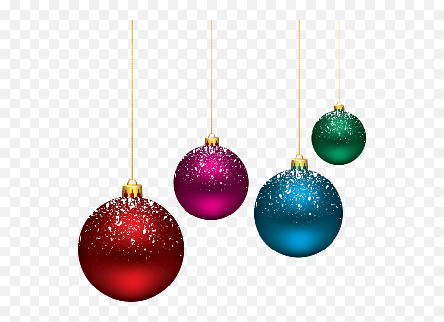 Christmas Snowy Balls Png - 4 Christmas Ball Transparent Emoji,Glitter Ball Emoji
