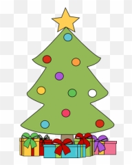 Christmas Clip Art Christmas Tree With Gifts Clip Art - Christmas Tree With Presents Under It Clipart Emoji,Xmas Emoji Art