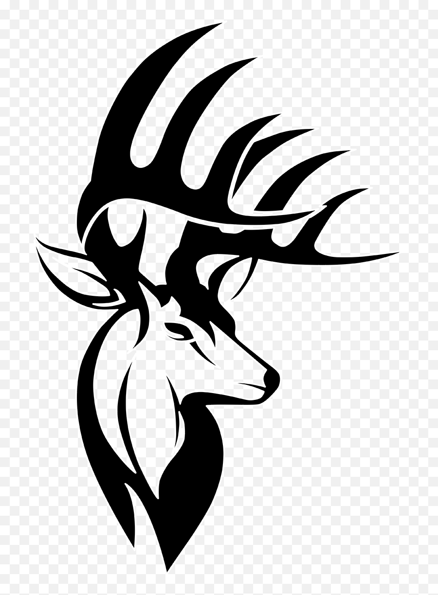 Download Milwaukee Deer White - Tailed Decal Logo Bucks Buck Deer Clipart Black And White Emoji,Buck Tooth Emoticon