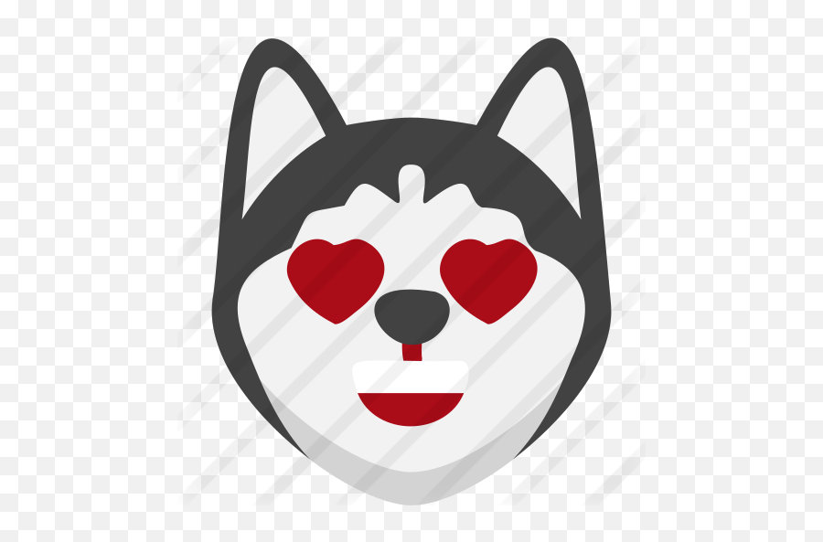 Love - Husky Emotikons Emoji,Husky Emoji