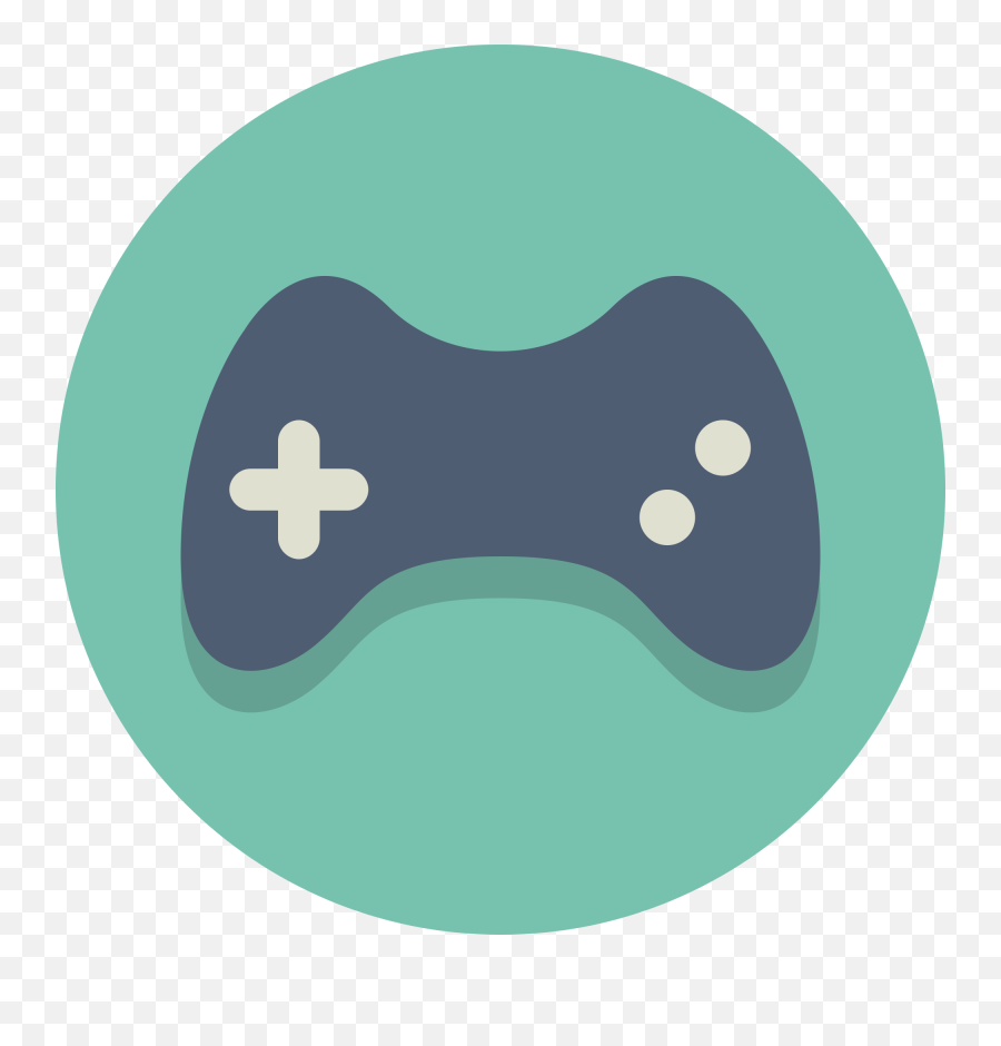 Game Controller Video Game Icon - Circle Icons Emoji,Controller Emoji