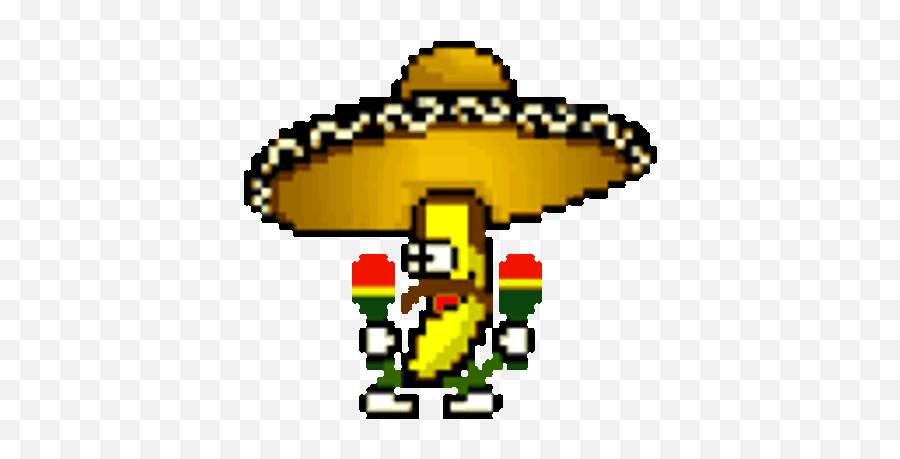 Dancing Banana Man - Mexican Dance Png Gif Emoji,Dancing Banana Emoticon Download