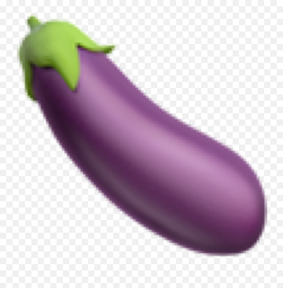 Eggplant Purpleemoji Sticker - Eggplant Emoji Iphone,Eggplant Emoji Meme