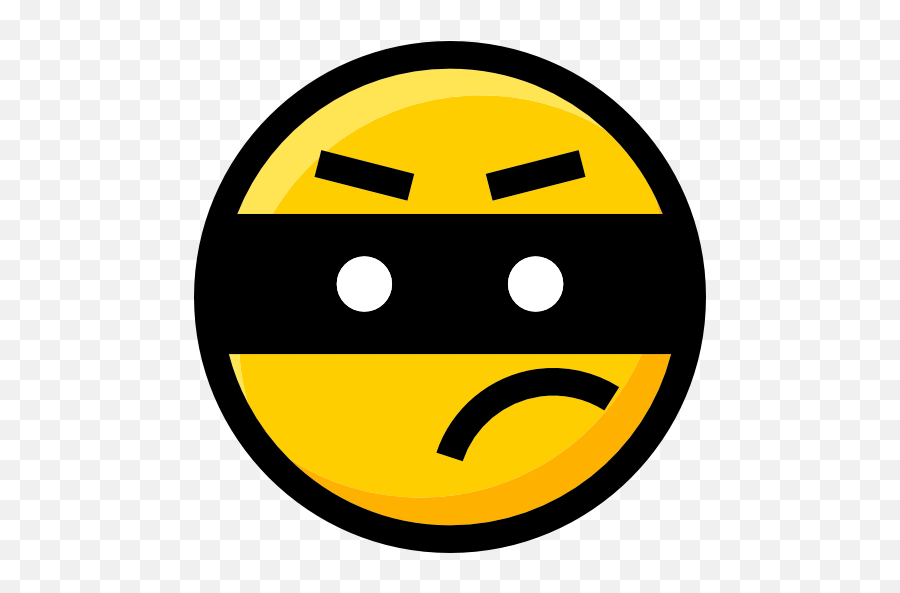Interface Faces Emoticons Smileys Thief Emoji Ideogram - Thief Emoji Png,Embarrassed Emoji