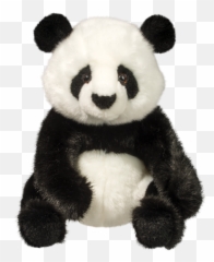 Paya Panda Bear 11 Inch Siting - Stuffed Animals Png Emoji,Emoticons Plush Rabbit In Ebay