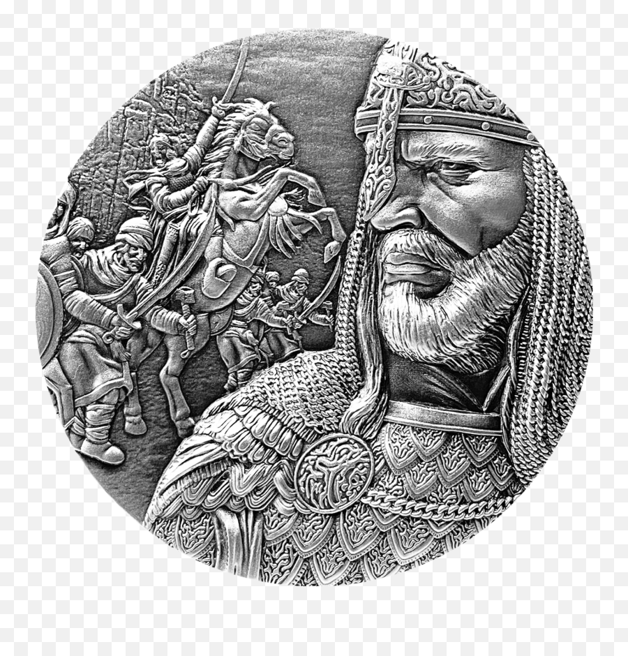 2021 The Saladin 2 Oz Silver Coin - Chad Emoji,Emotions Personified Art
