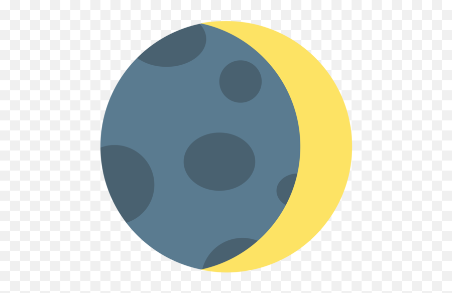 Waxing Crescent Moon Emoji - Luna Cuarto Creciente Emoji,Moon Emoji