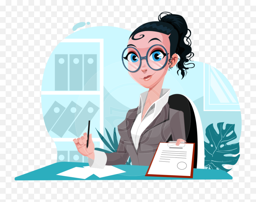 Modern Flat Business Woman Cartoon - Business Woman Cartoon Emoji,Cartoon Man With Different Emotion