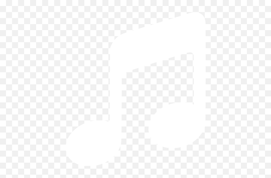 White Music 2 Icon - Transparent White Music Icon Png Emoji,Music Symbols Emoticon