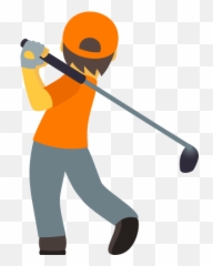 Emoji Person Playing Golf To Copy - Golf Emoji,Golf Emoji
