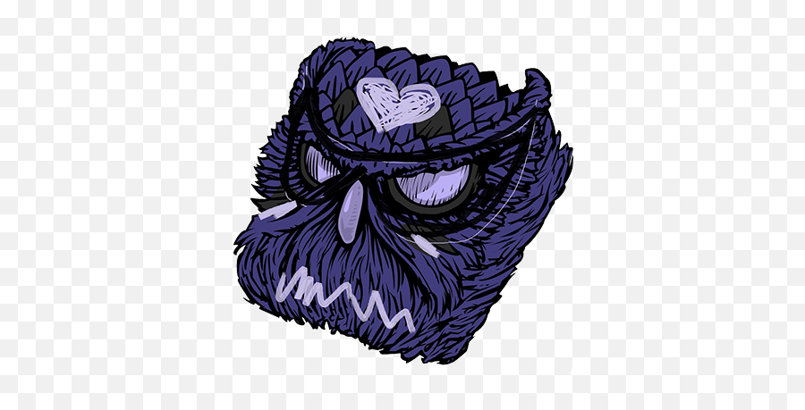 Gmk First Love - Scary Emoji,Purple Heart Emoticon Numberpad