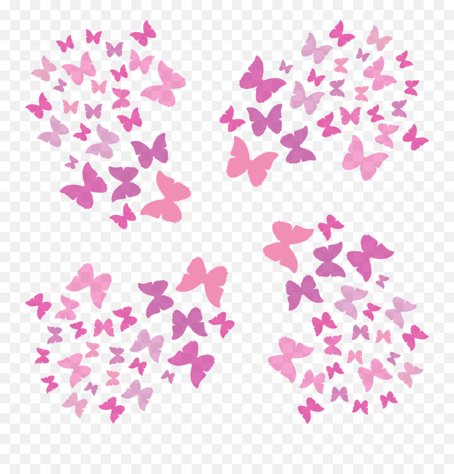 Luck Romantic Butterflies - Fondo Mariposas Rosas Png Emoji,Emotion Butterflies