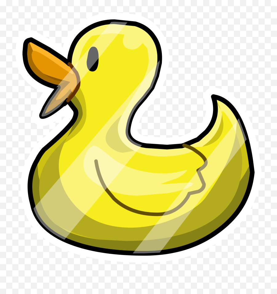 Rubber Ducky Pin - Club Penguin Rubber Duck Emoji,Rubber Duck Emojis