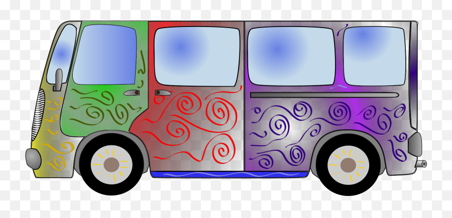 Hippie Van Svg Vector Hippie Van Clip Art - Svg Clipart Emoji,Flower Child Hippie Emoticon