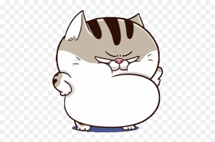 Sticker Maker - Fat Ami Emoji,Cat Text Line Emoticons