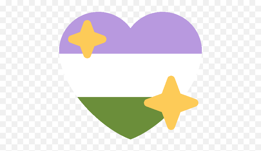 Natalietoday On Twitter Hey Pride2020 Folx My - Genderqueer Heart Emoji Transparent,Sparkle Heart Emoji