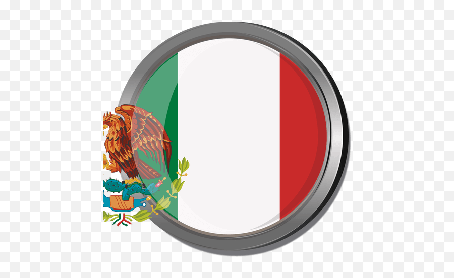 Mexico Flag Transparent Backround - Mexico Bandeira Redonda Png Emoji,New Mexico Emoji