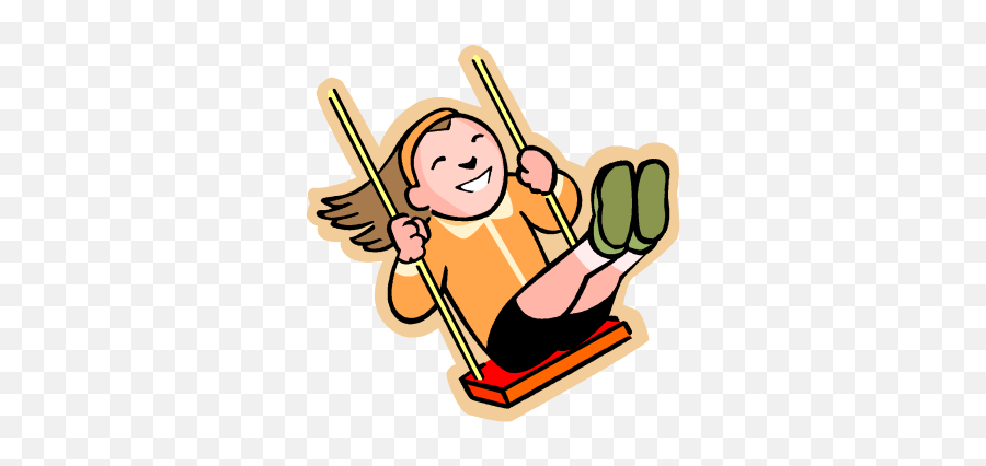 Dårlig Kvalitet Og Betjeningsvennlighet På Barneutstyr - Girl On Swing Clipart Png Emoji,Husker Emoji