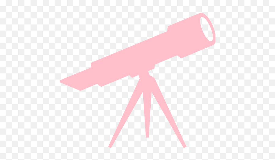Pink Telescope Icon - Pink Telescope Png Emoji,Telescope Emoticon