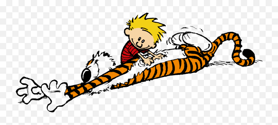 Download Calvin And Hobbes Hq Png Image - Calvin And Hobbes Bd Emoji,Calvin And Hobbes Emoji