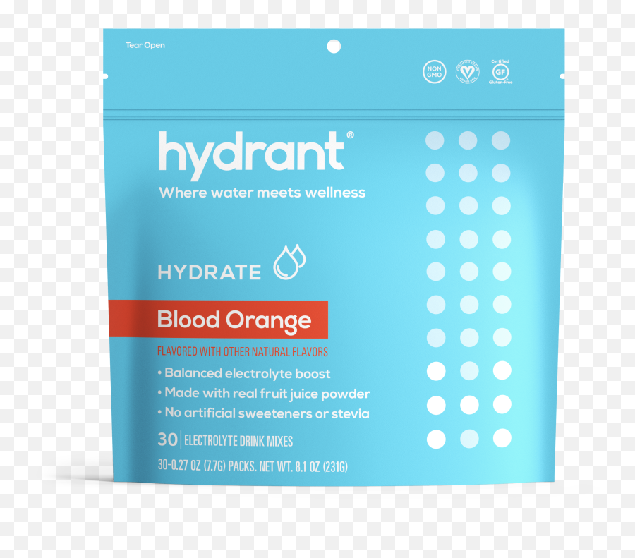 Hydrant Rapid Hydration Packets Rethink Your Drink - Dot Emoji,Mix Emotion With Some Drinking