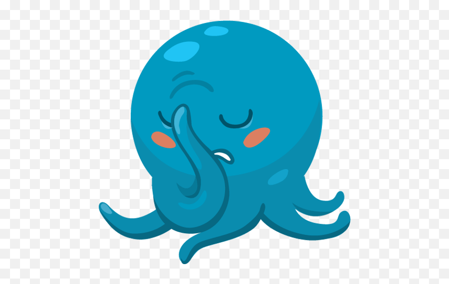 Octo The Angry Octopus Imessage Stickers By Overboldapps - Sticker Emoji,:octopus: Emoticon
