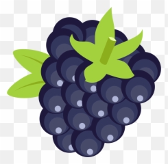 Blackberry Clip Art Image - Blackberry Fruit Icon Png Emoji,Blackberry Emoji