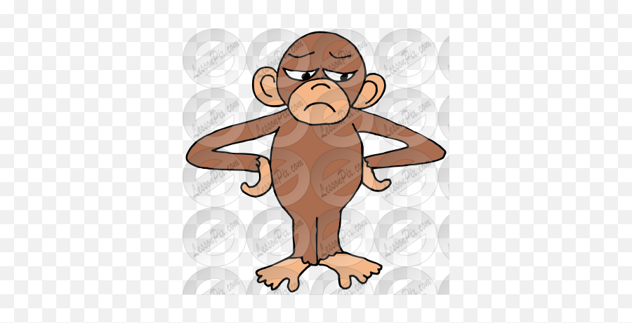 Irritated Monkey Picture For Classroom - Ugly Emoji,Do Chimps Have Emotions Do Chimps Create And Use Tools