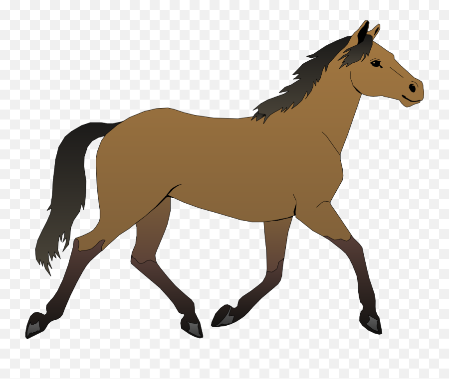 Trotting Brown Horse Png Svg Clip Art For Web - Download Horse Clipart Emoji,Fish Horse Emoji