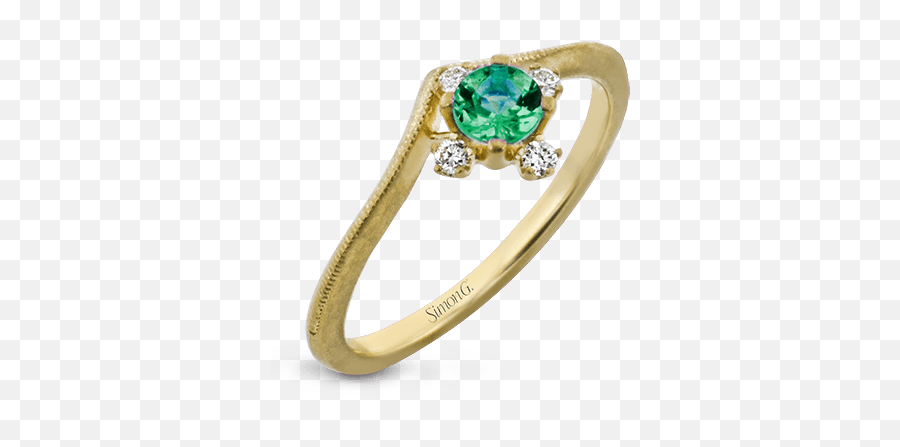 18k Yellow Gold Gemstone Fashion Ring - Wedding Ring Emoji,Emotion Accents