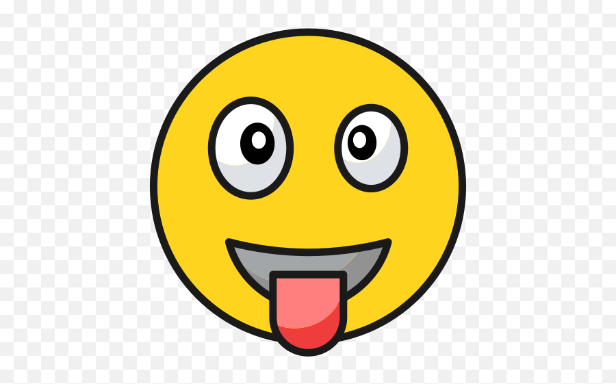 Emoji Emoticon Crazy Free Icon Of - Happy,Crazy Game Emoticon