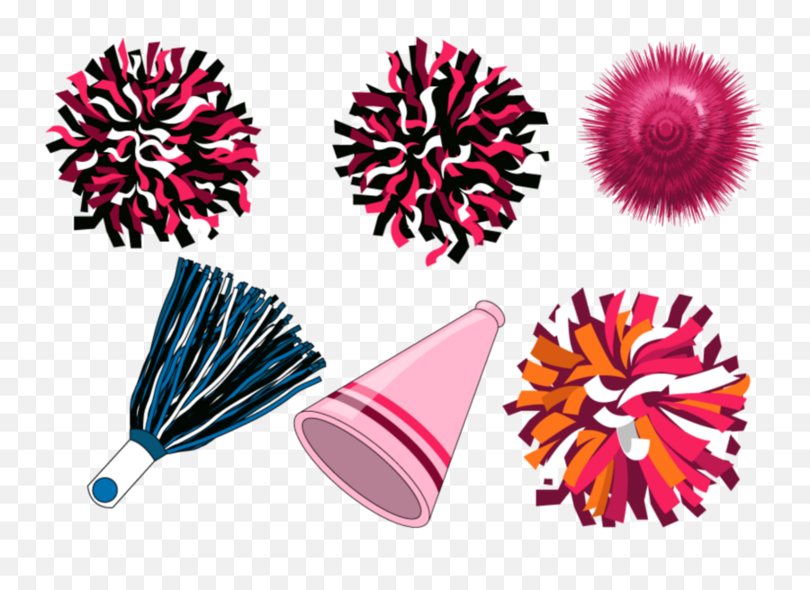 Cheerleader Pom Pom Vector Clipart - Pom Pom Vector Png Emoji,Uca Client Emojis