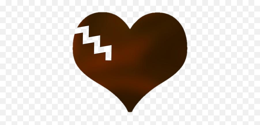 Transparent Broken Heart Png Cartoon Pngimagespics - Brown Broken Heart Png Emoji,Heart In An Emoji Cartoon