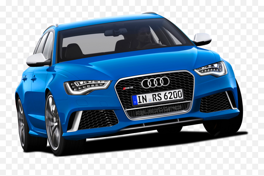 Blue Edition Audi Luxury Car Png Image - Audi Rs6 Png Emoji,Blue Car Emoji