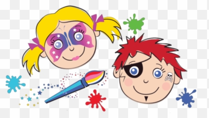 Details - Face Painting Animation Clipart Full Size Clipart For Face Painting Emoji,Animation Emotions Face