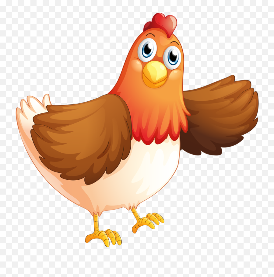 Cartoon Hen Drawing Free Image Download - Hen Transparent Background Clipart Emoji,Facebook Emotions Chickens