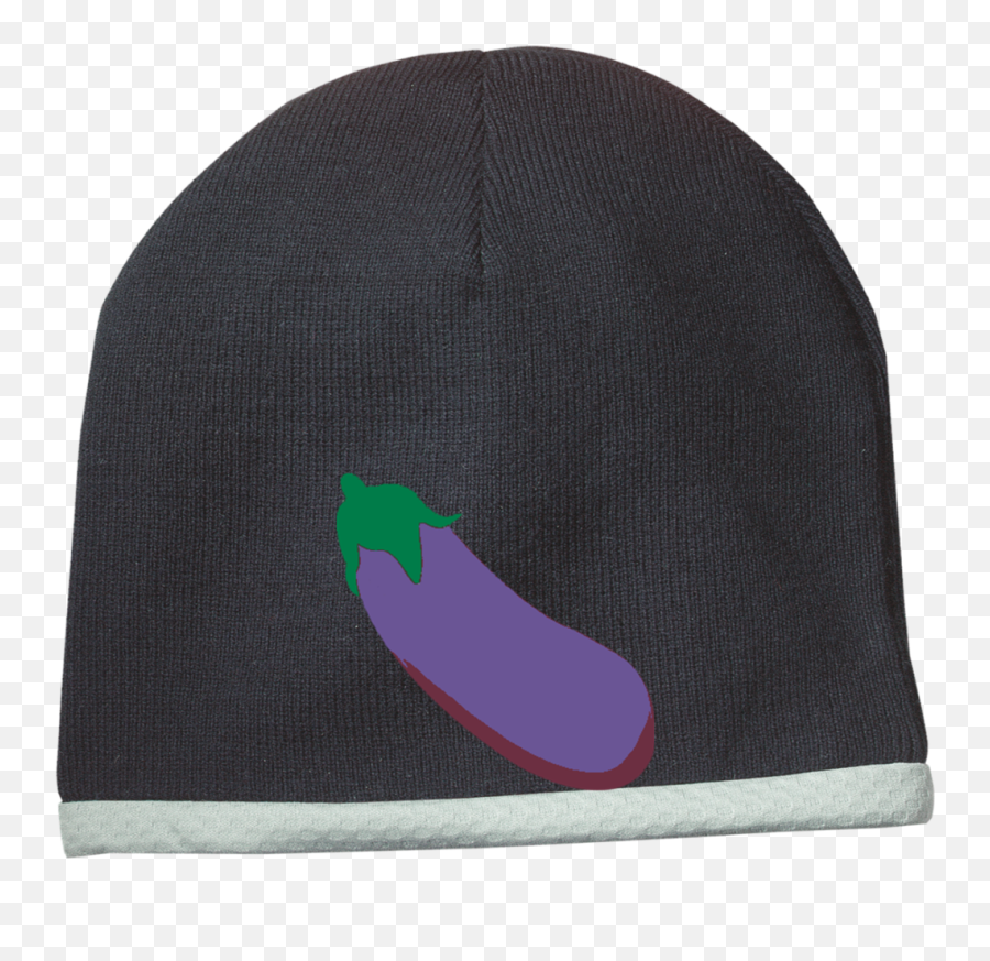 Eggplant Emoji Performance Knit Cap - Toque,Dunce Cap Emoji