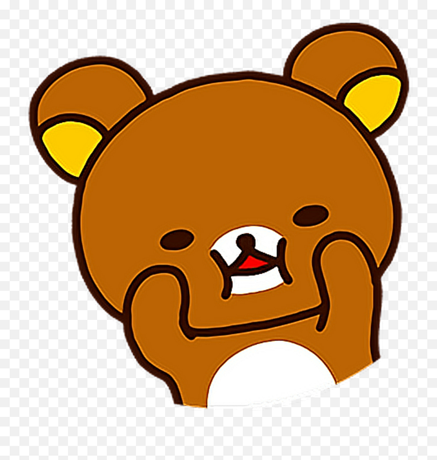 Download Rilakkuma Oso Osito Bear Freetoedit - Stickers Kawaii Png Emoji,Emotion De Ositos Para Wassap