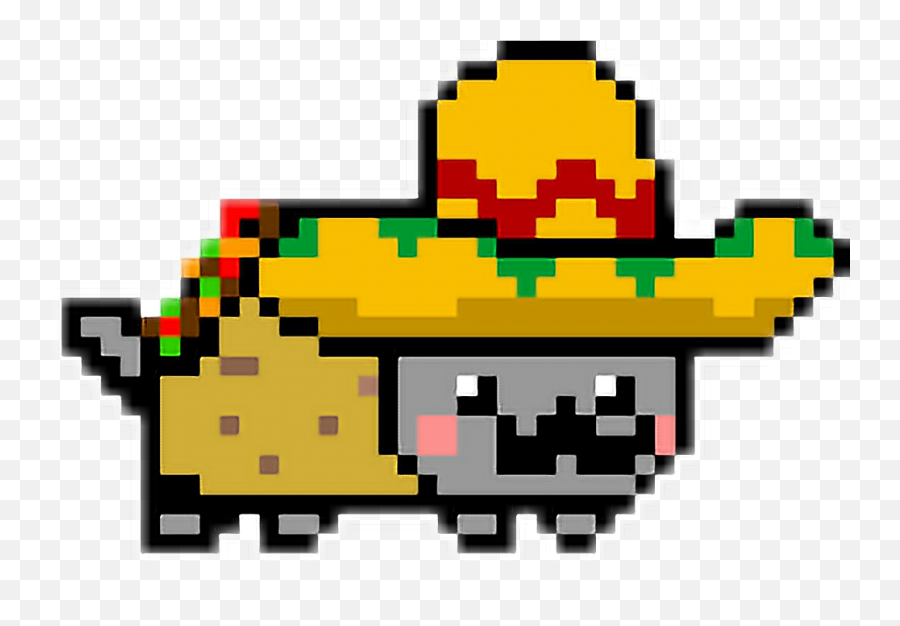 Tacos Mi Primer Sticker De Sticker - Moving Profile Pictures Gif Emoji,Nyan Cat Emoji