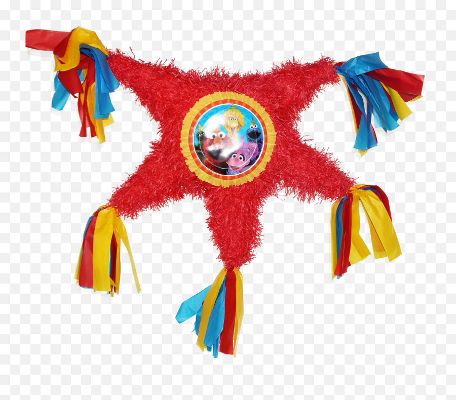 Boy Medium Star Pinata Sesame Street Emoji,Twitter Seal Emoji