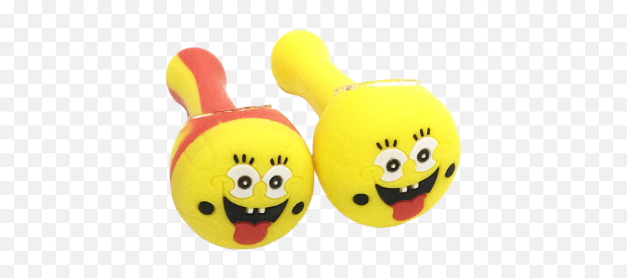 Silicone Pipe Spongebob Emoji,Maracas Emoticon