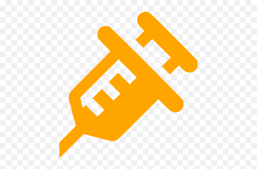 Orange Syringe Icon - Free Orange Syringe Icons Emoji,Sygring Emoji