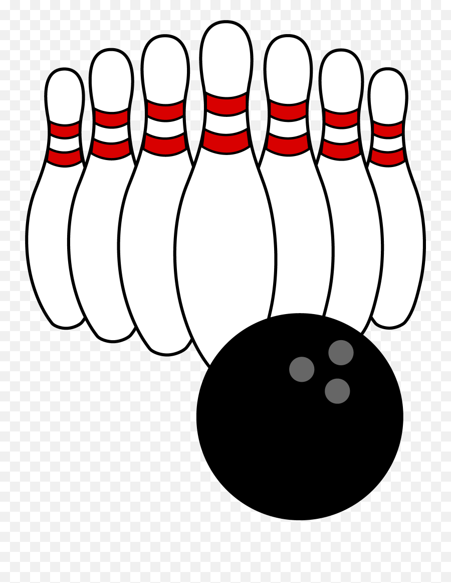 Clip Art Bowling Pins - Clip Art Library Clip Art Bowling Pin Emoji,Bowling Emoticon