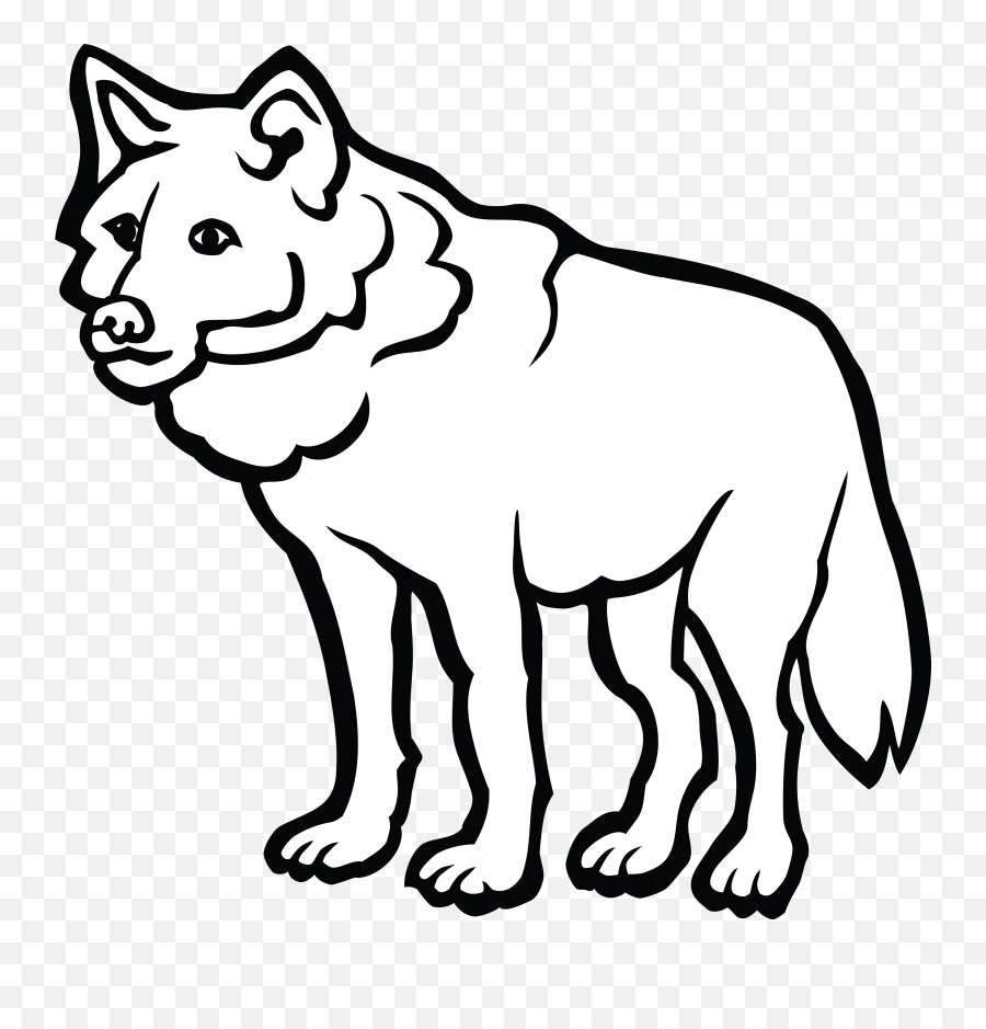 Free Clipart Of A Wolf - Clipart Of A Wolf Emoji,Wolf Emoji Facebook
