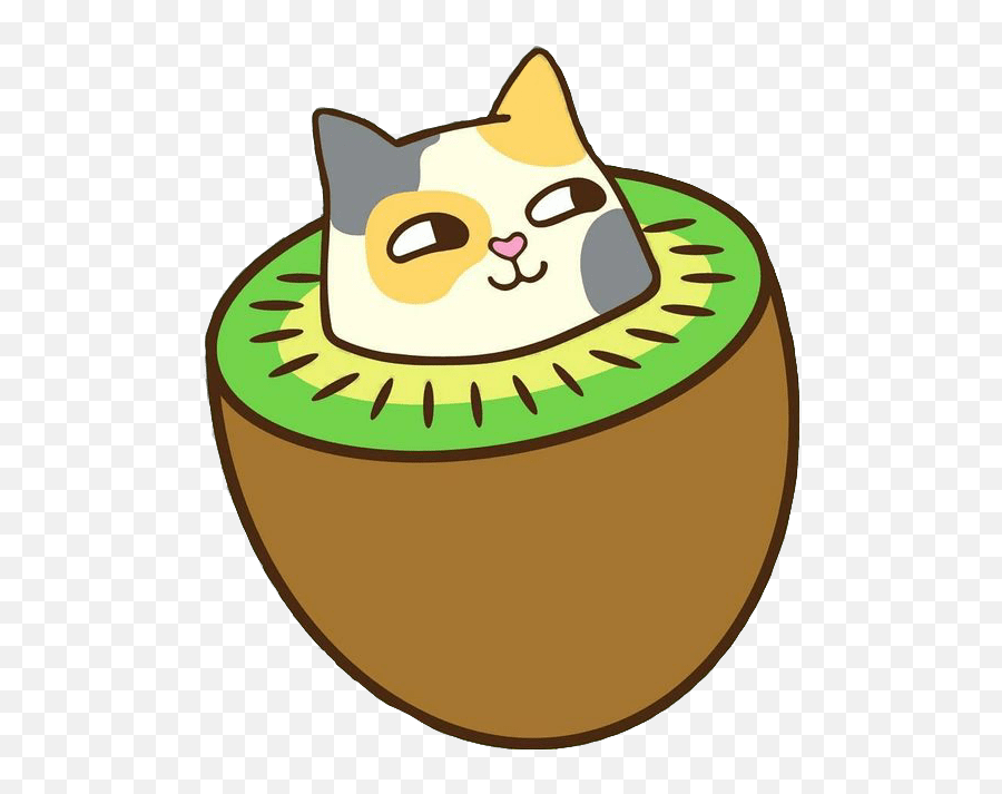 Kawaii Kiwi Emilywibberley Emoji,:waf: Cat Emoji