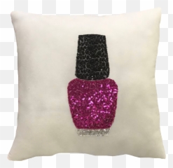 Pillow Kissen - Nail Polish Emoji,Throw Glitter Emoji