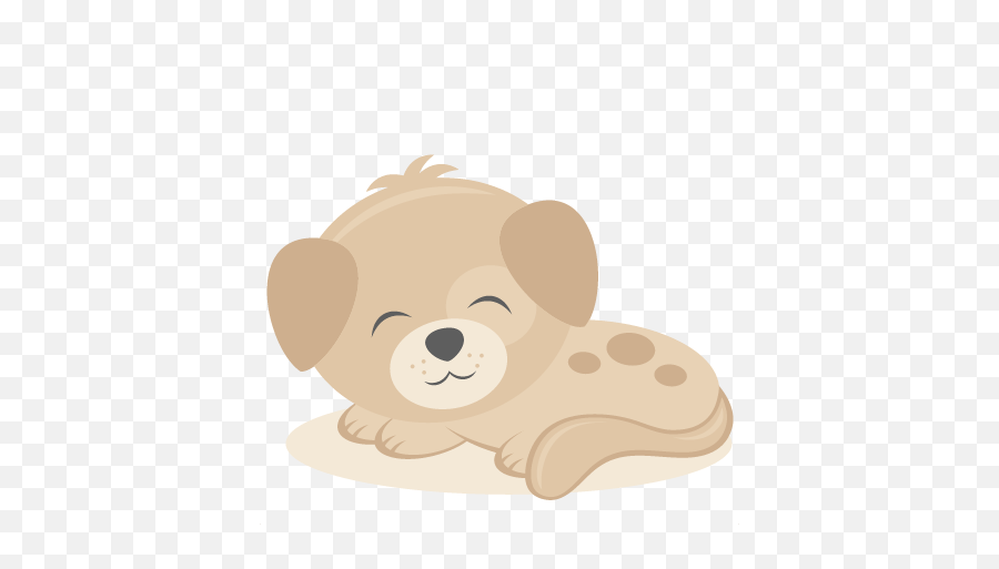Sleeping Puppy Svg Scrapbook Cut File - Cute Sleeping Animals Clipart Emoji,Sleeping Emoji Clipart