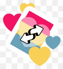 Pansexual Panromantic Pan Sticker - Non Binary Uno Reverse Card Emoji,Pansexual Symbol Emoji