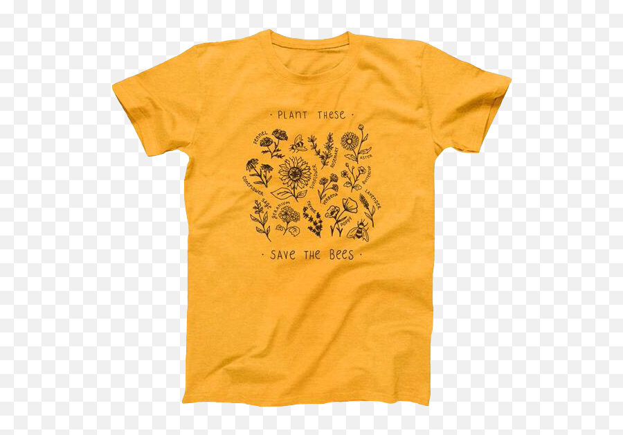 Yellow Shirt Tshirt Bee Bees Sticker By Polygore - Save The Bees T Shirt Emoji,Emoji Yellow Tshirts