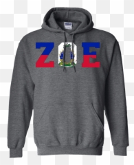 Haitian Zoe - Black Vampire Diaries Hoodie Emoji,Haitian Flag Emoji